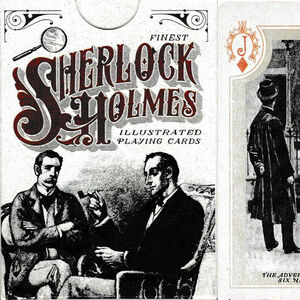 Sherlock Holmes illustrated playing cards