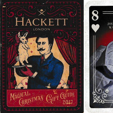 Hackett Magical Christmas Gift Guide playing cards