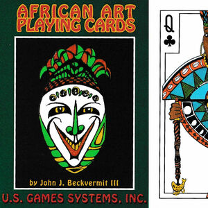African art playing cards