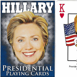 Hillary Presidential playing cards, 2008