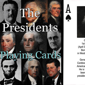 The Presidents playing cards