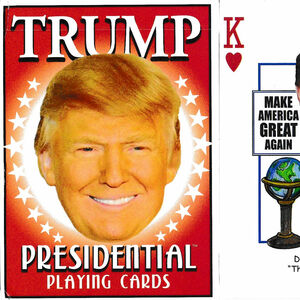 Trump Presidential playing cards