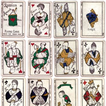 Russian Constitutional Playing Cards, 1909