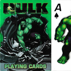Hulk playing cards
