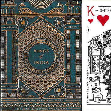 Kings of India playing cards