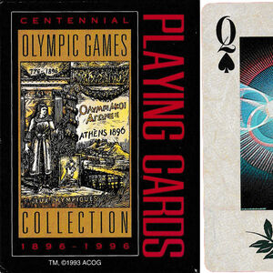 Centennial Olympic Games playing cards
