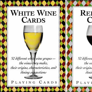 Red & White Wine playing cards
