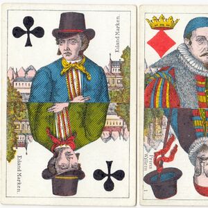 Dutch costume playing cards from an unknown maker