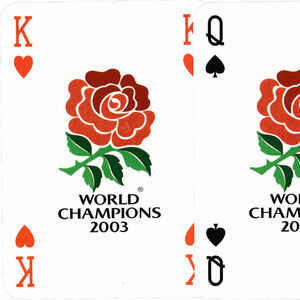 Official England Rugby Playing Cards