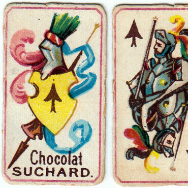Suchard chocolate miniature playing cards
