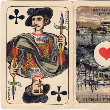 Goodall’s Wüst house pattern playing cards