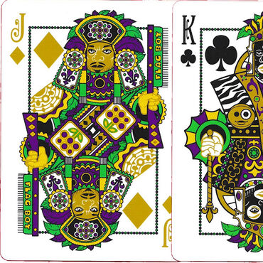 Mardi Gras playing cards