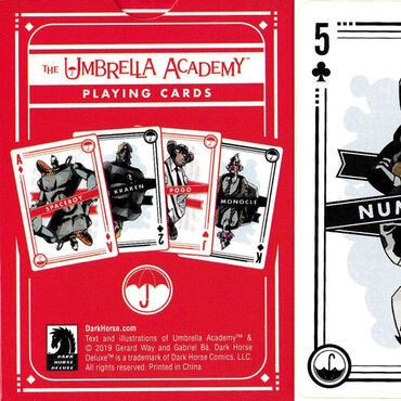 Umbrella Academy playing cards