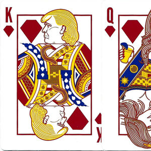 Trump playing cards