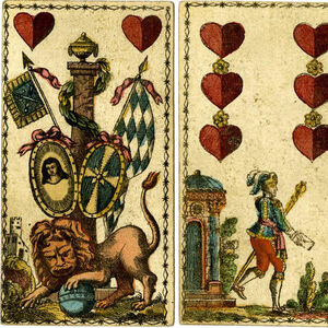 Historical playing cards by Joseph Fetscher
