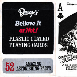 Ripley’s Believe It or Not! playing cards