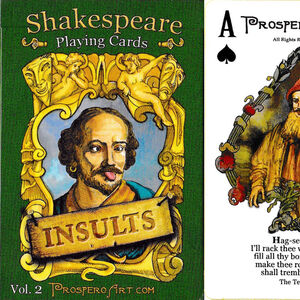 Shakespeare playing cards: Insults