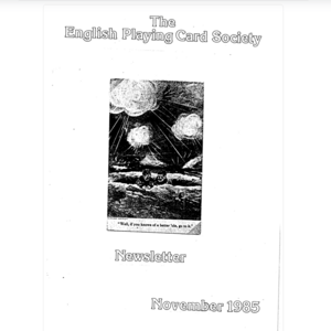 EPCS November 1985 Newsletter