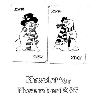 EPCS November 1987 Newsletter