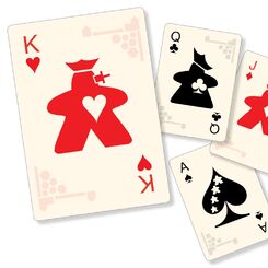 Meeple Playing Cards by Geek Dynasty