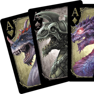 Dragons Playing Cards by Robert Burke