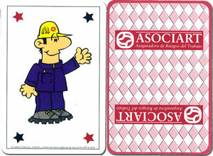 Asociart promotional playing cards, Argentina, 2000