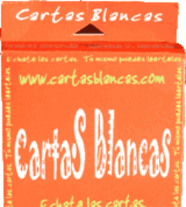 Cartas Blancas Self-improvement playing cards