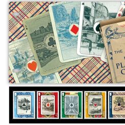 Manx Playing Card Stamps