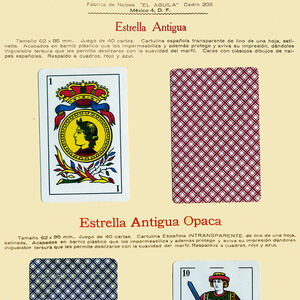 Naipes Estrella Antigua
