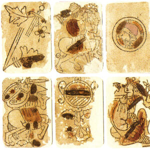 Baraja Morisca — Early XV century playing cards
