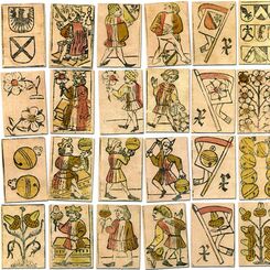 Antique Swiss Playing Cards, c.1530