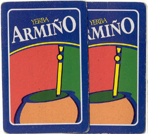 Spanish playing cards for Yerba Armiño