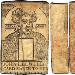 John Llewellyn, playing card manufacturer, London, 1778-1785