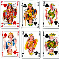Romanian playing cards by Alf Cooke