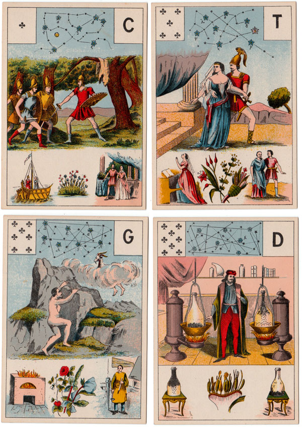 Grand Jeu Lenormand — Grand Jeu de Mlle Le Normand — The World of Playing  Cards