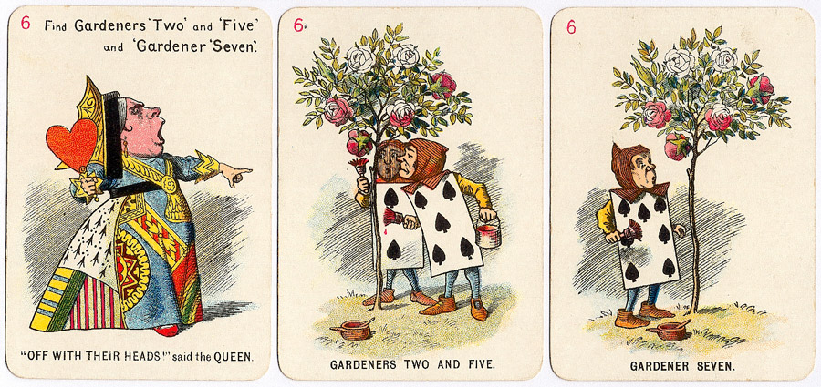 Alice in Wonderland Card Game Pepys 