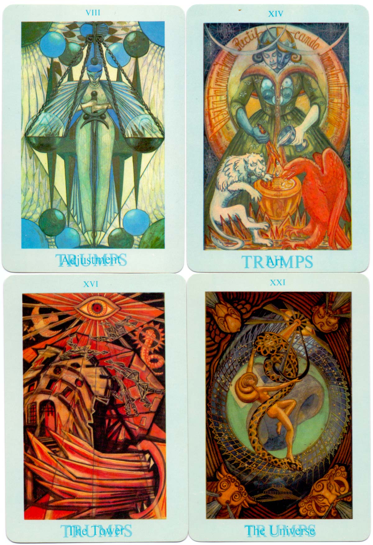 Opfylde virkelighed overskridelsen Thoth Tarot – Aleister Crowley Tarot — The World of Playing Cards