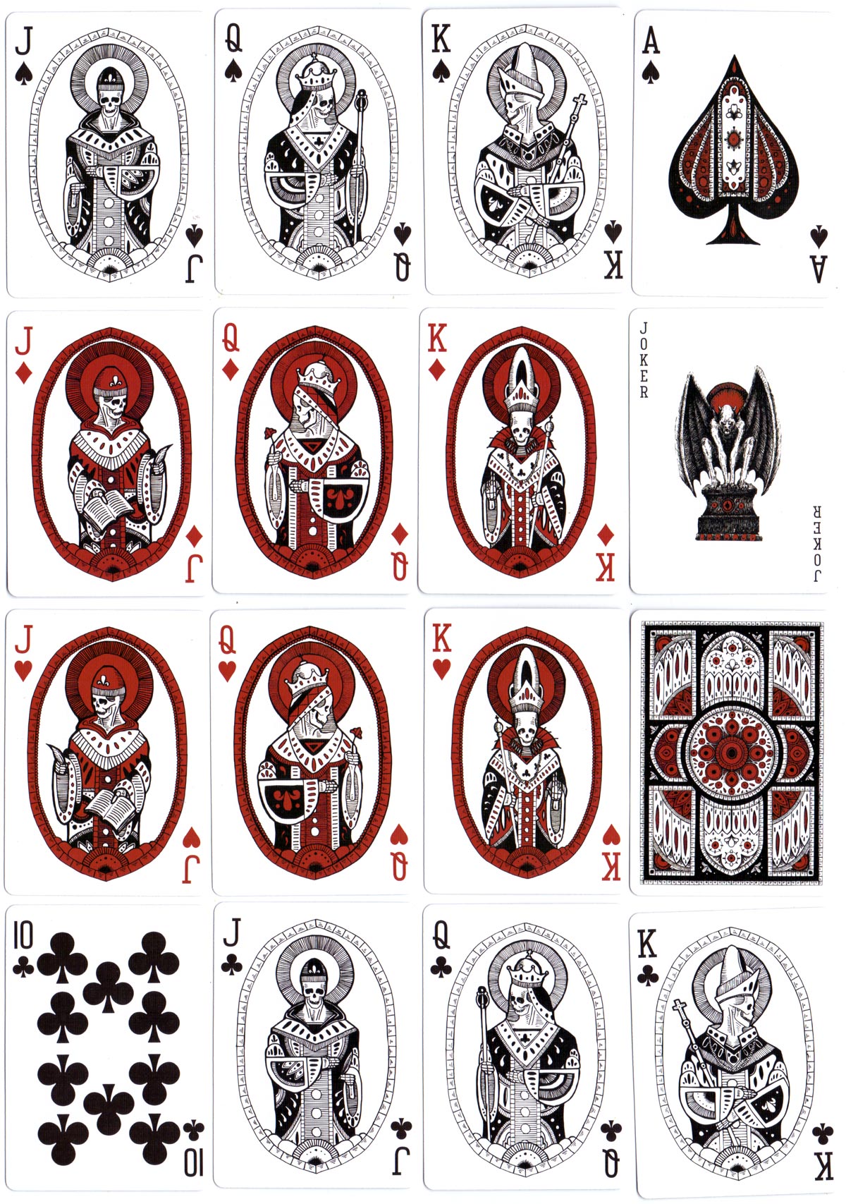 “Revelation” playing cards illustrated by Michael Messer