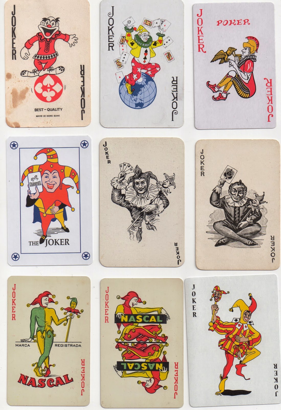 Vintage Playing Cards Pack Round Circular Deck Advertising 1920s 1930s 1950s 