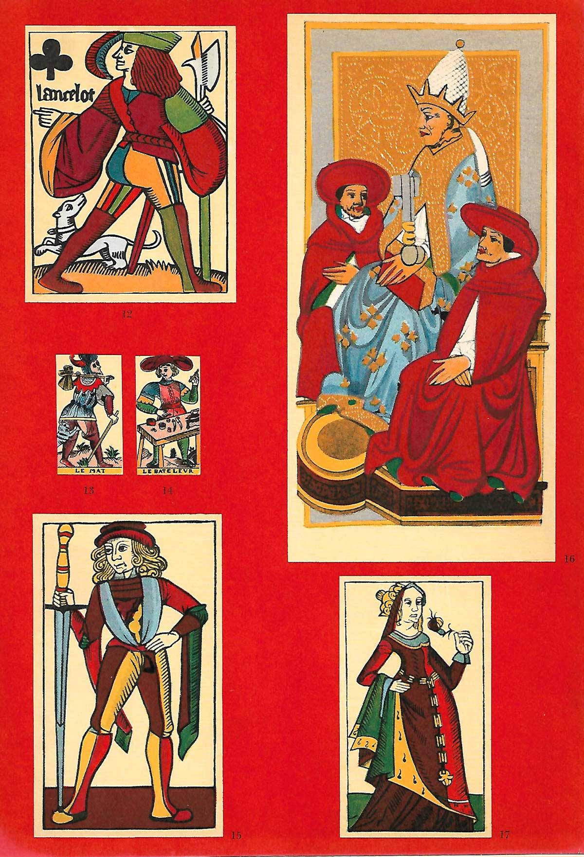 endpaper #2 from Fireside Book of Playing Cards edited by Oswald Jacoby and Albert Morehead, published by Simon & Schuster in 1957 endpaper #2 from Fireside Book of Playing Cards edited by Oswald Jacoby and Albert Morehead, published by Simon & Schuster in 1957