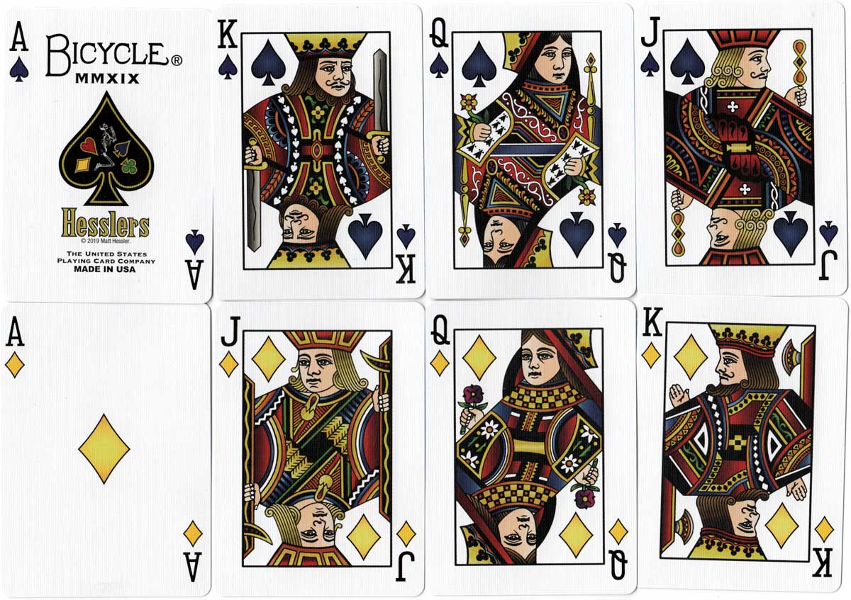 Hesslers Rider Back Playing Cards, 2019