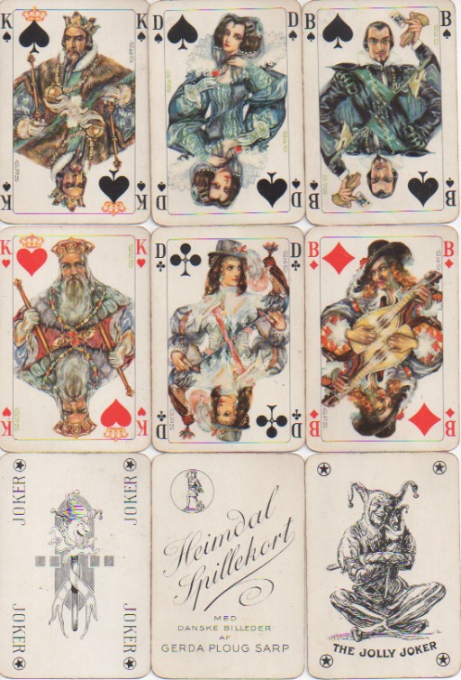 Nos Collectors edition vintage playing cards extraordinary set for collectors different scenes on the back of each card