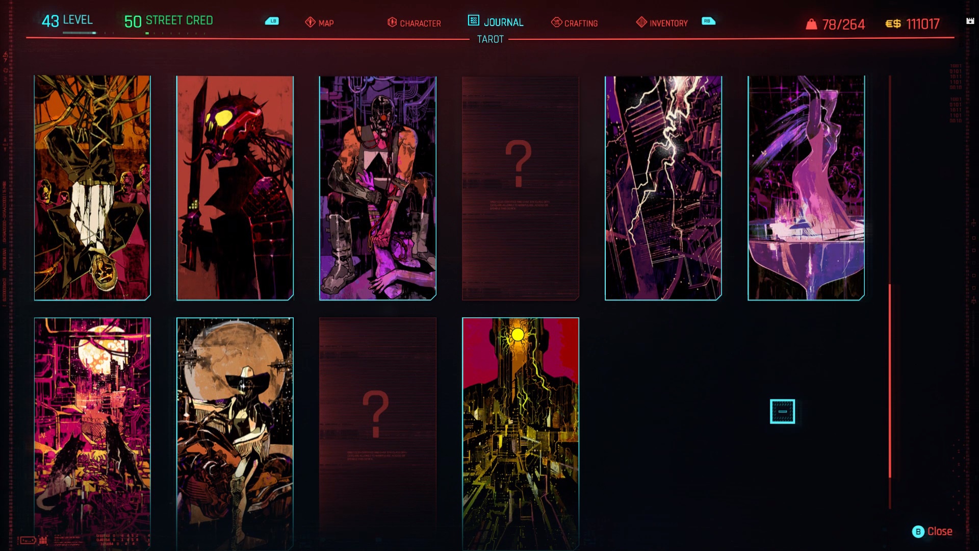 Cyberpunk 2077 Tarot Cards — The World of Playing Cards