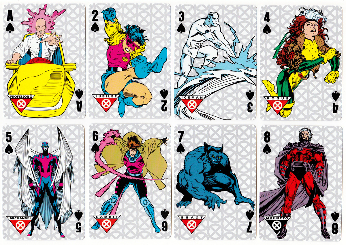 1993 X-Men Playing Cards