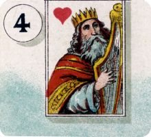 Detail from 'Cartes Lenormand' by H.P. Gibson & Sons Ltd., 1920s