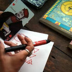 Geomancy and playing cards - a match meant to be