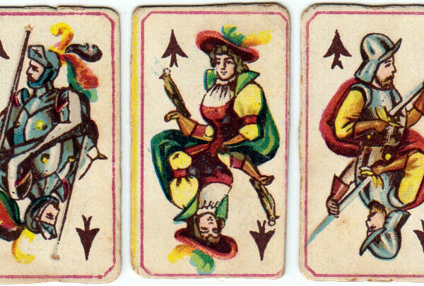 Suchard chocolate miniature playing cards