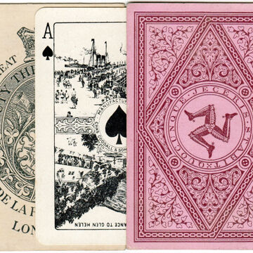 Isle of Man playing cards by De La Rue & Goodall