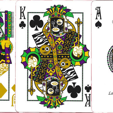 Mardi Gras playing cards