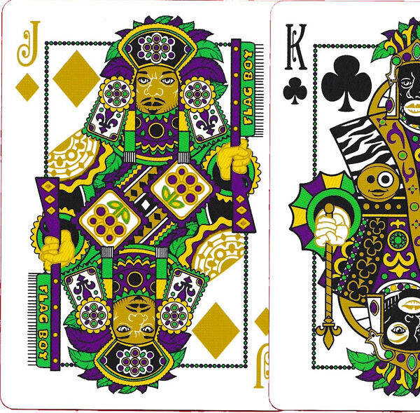 Mardi Gras playing cards